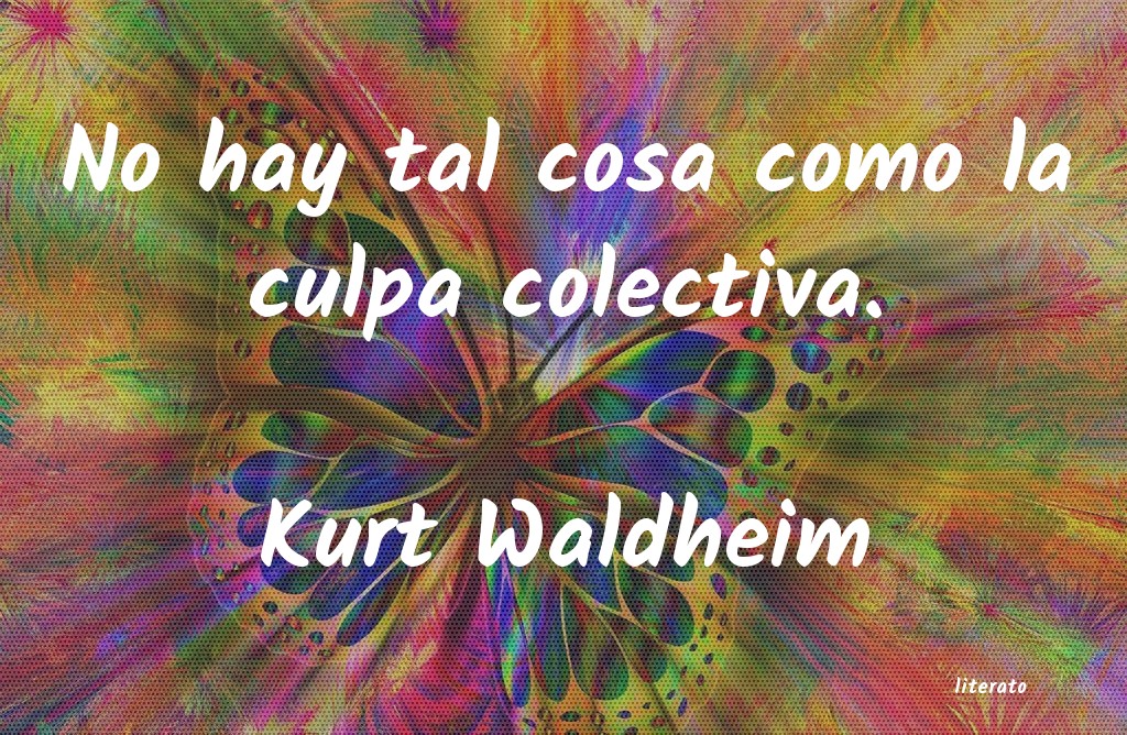 frases de Kurt Waldheim