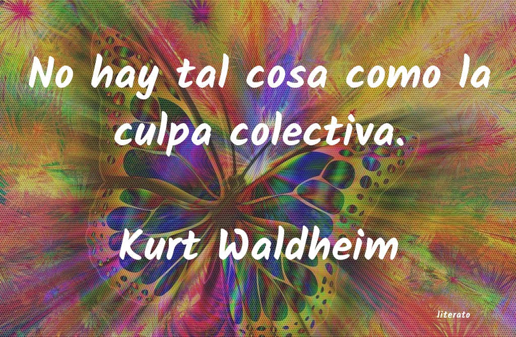 Frases de Kurt Waldheim