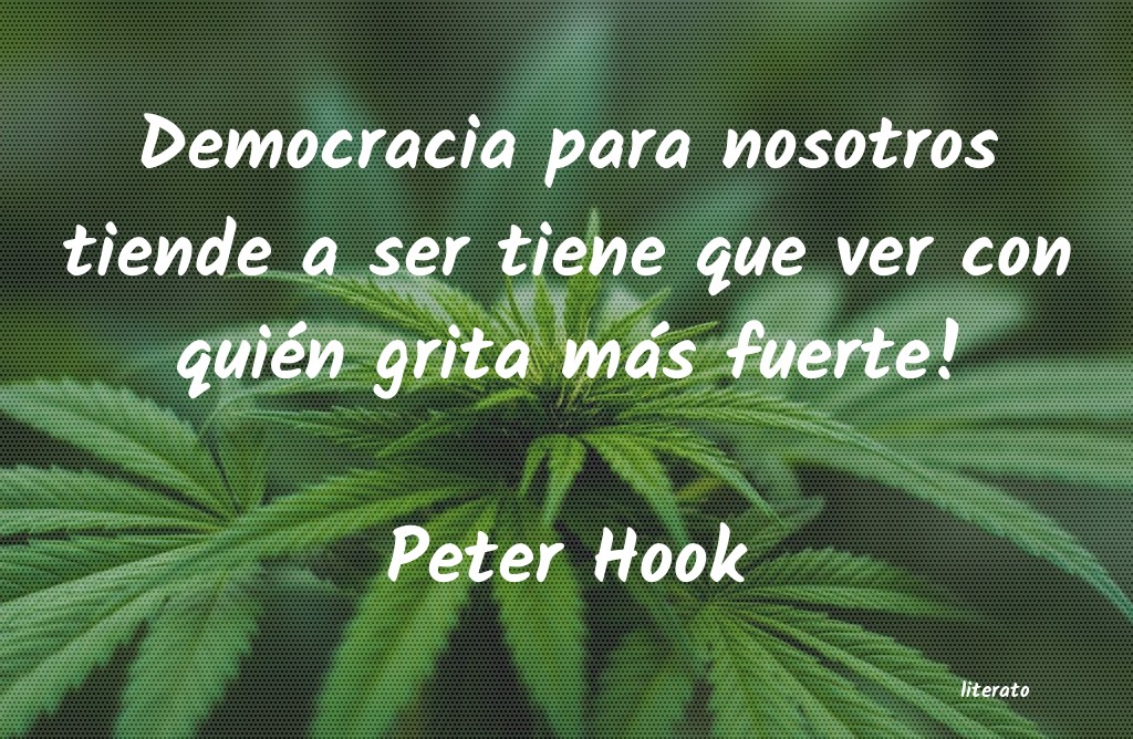 Frases de Peter Hook