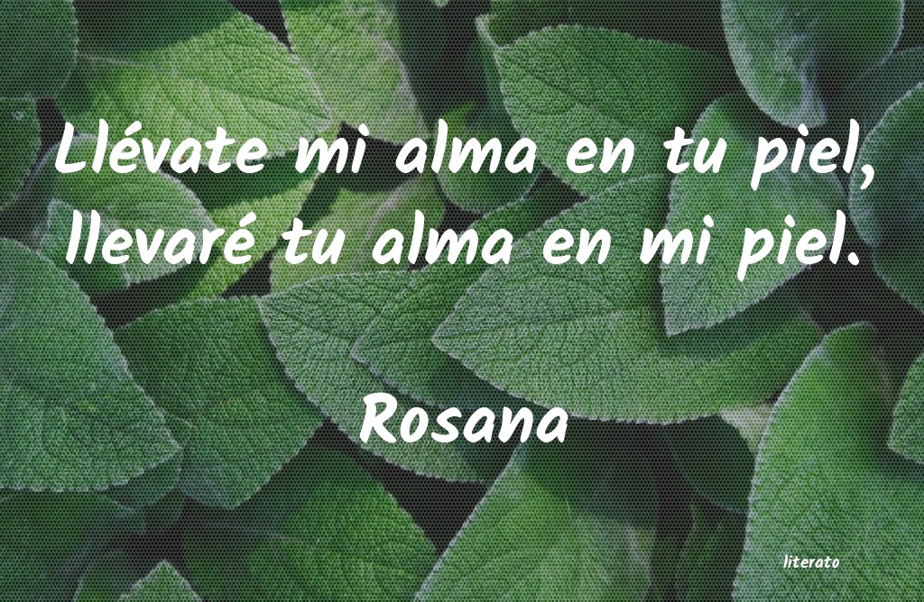 Frases de Rosana