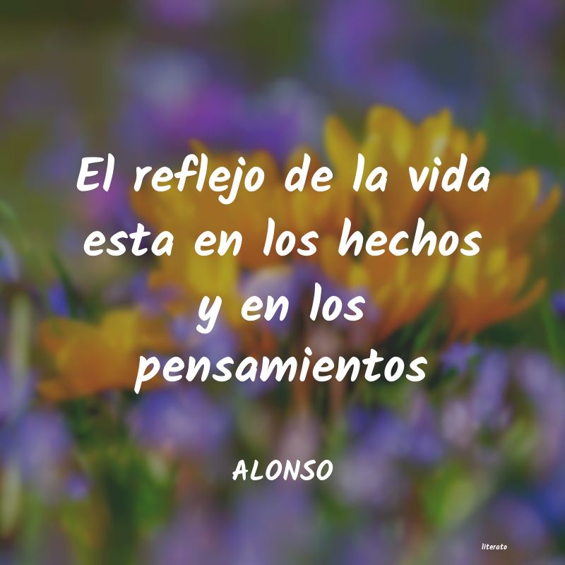 Frases de ALONSO