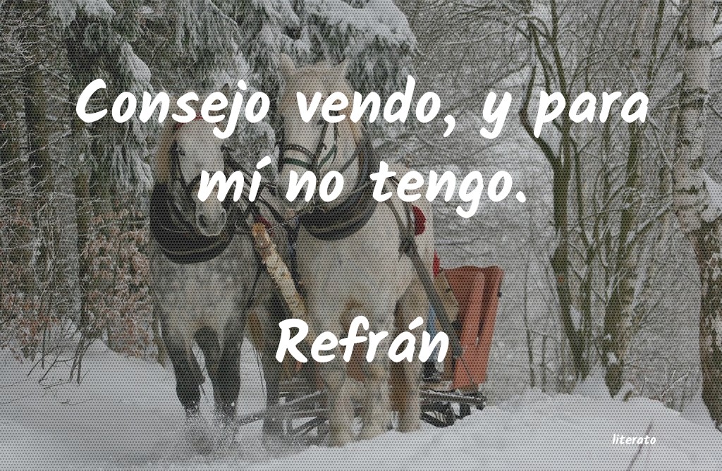 Frases de Refrán