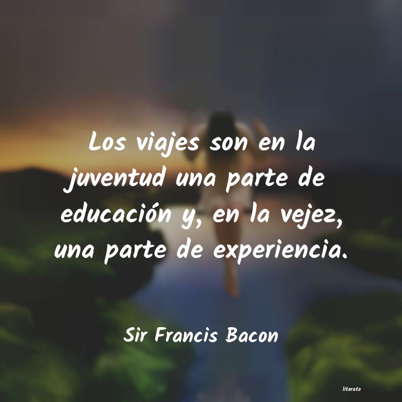 frases de Sir Francis Bacon
