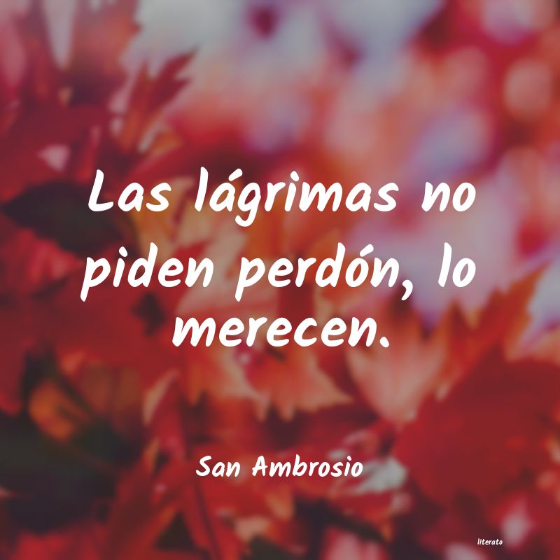 Frases de San Ambrosio