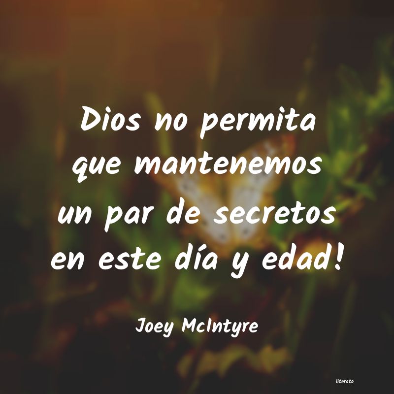 Frases de Joey McIntyre