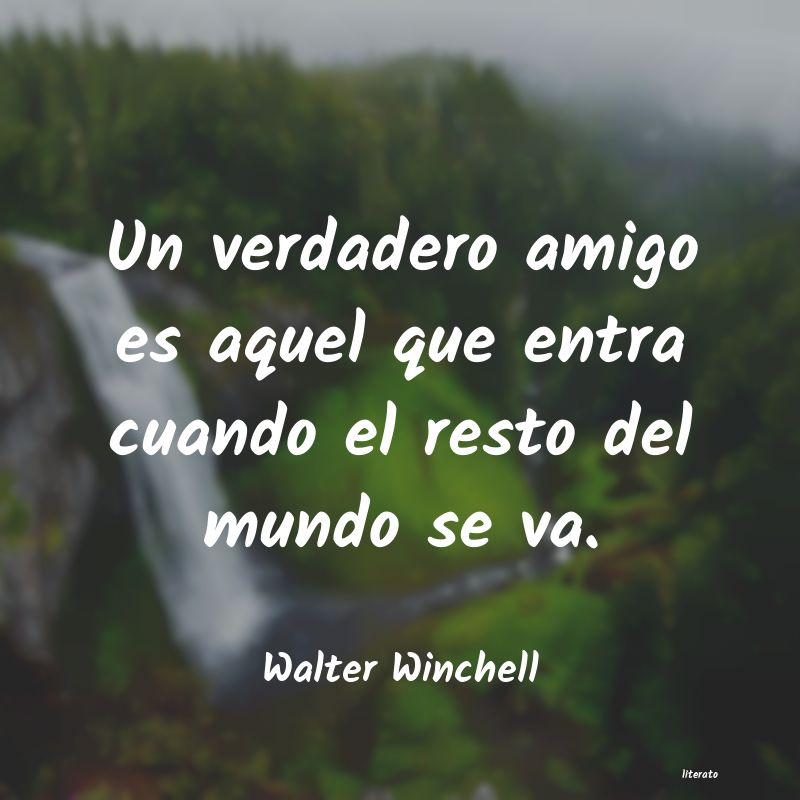 Frases de Walter Winchell