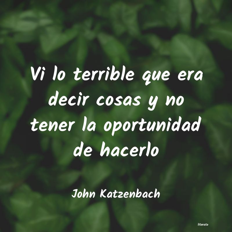 Frases de John Katzenbach