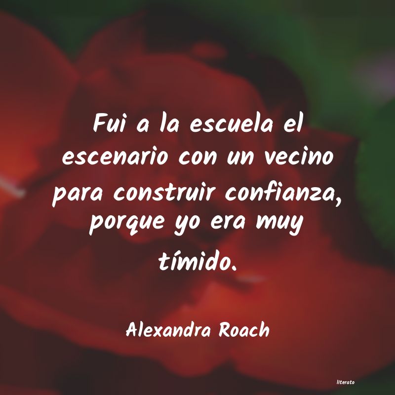 Frases de Alexandra Roach