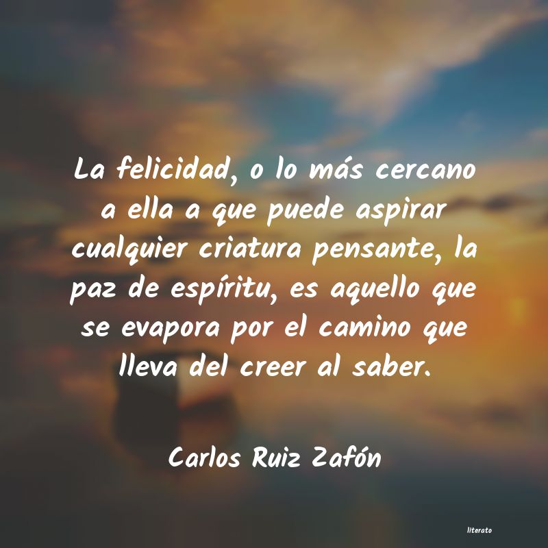 frases de Carlos Ruiz Zafón