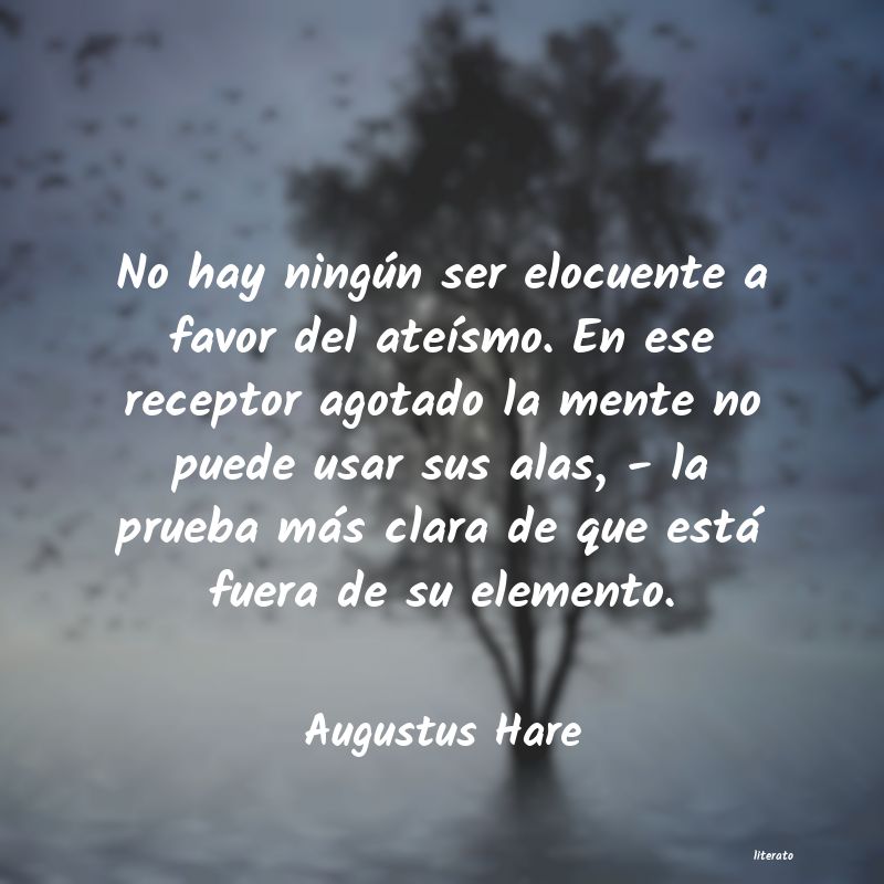 Frases de Augustus Hare