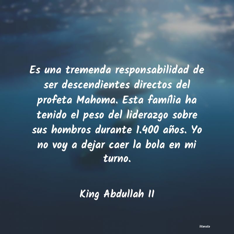 frases de King Abdullah II