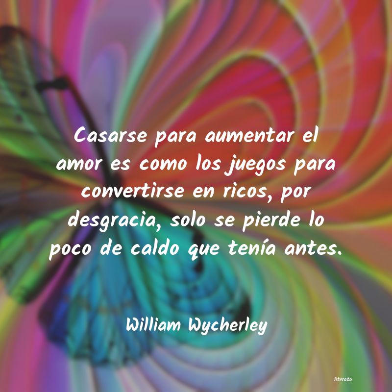 Frases de William Wycherley