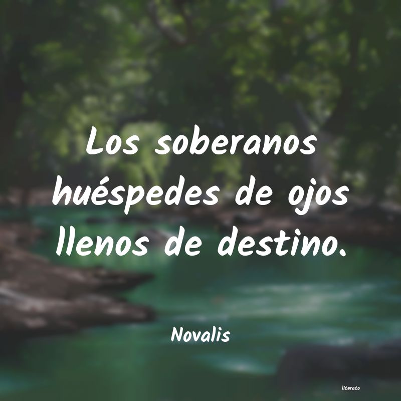 Frases de Novalis