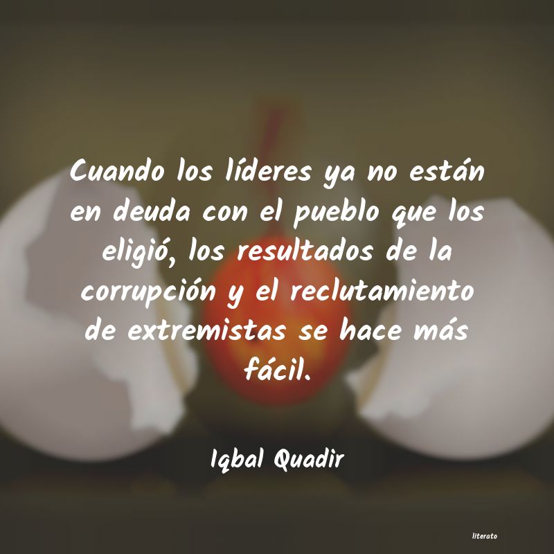 Frases de Iqbal Quadir