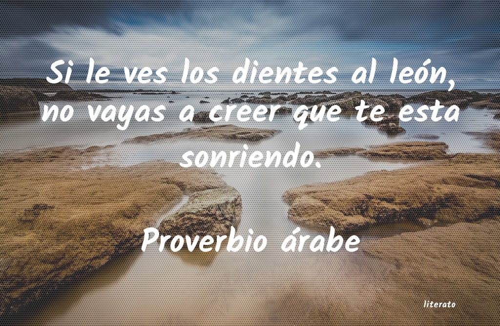 Frases de Proverbio árabe