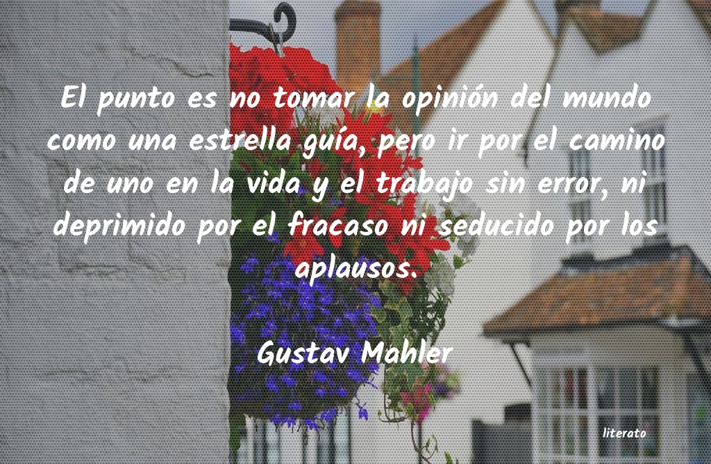 frases de Gustav Mahler