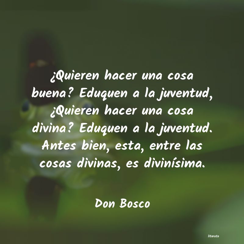 frases de Don Bosco