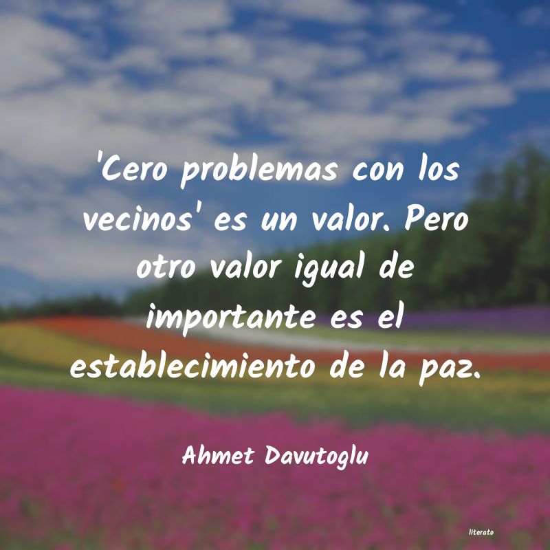frases de Ahmet Davutoglu