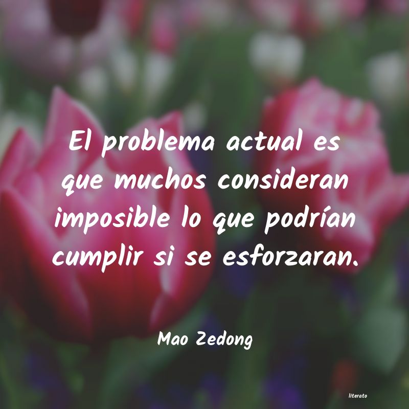 frases de Mao Zedong