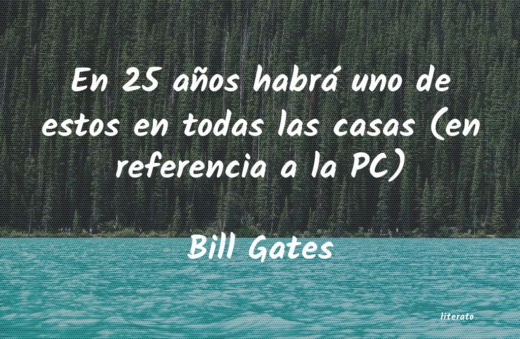 frases de Bill Gates