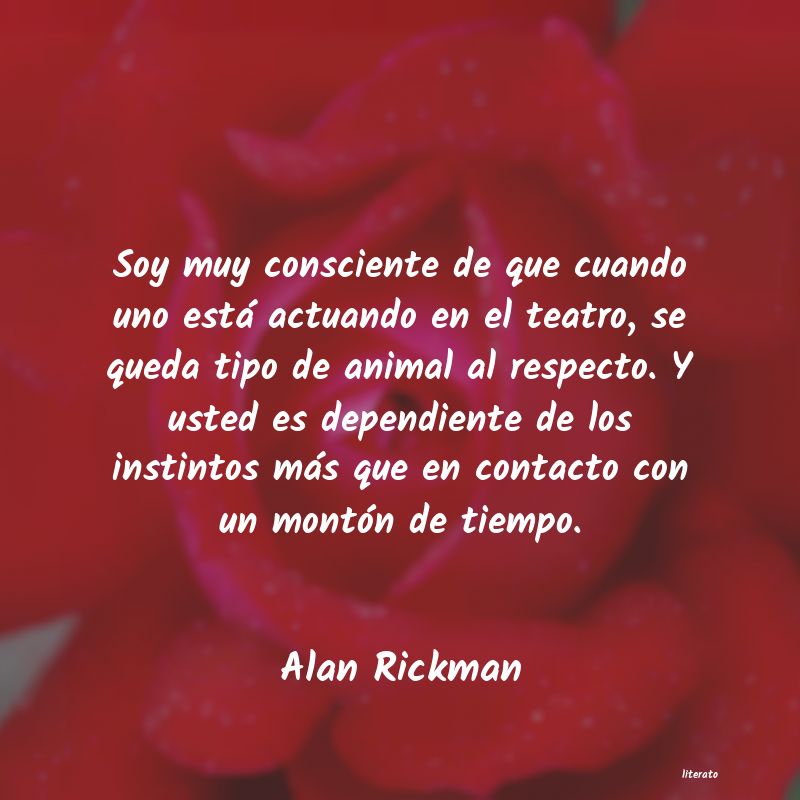 Frases de Alan Rickman