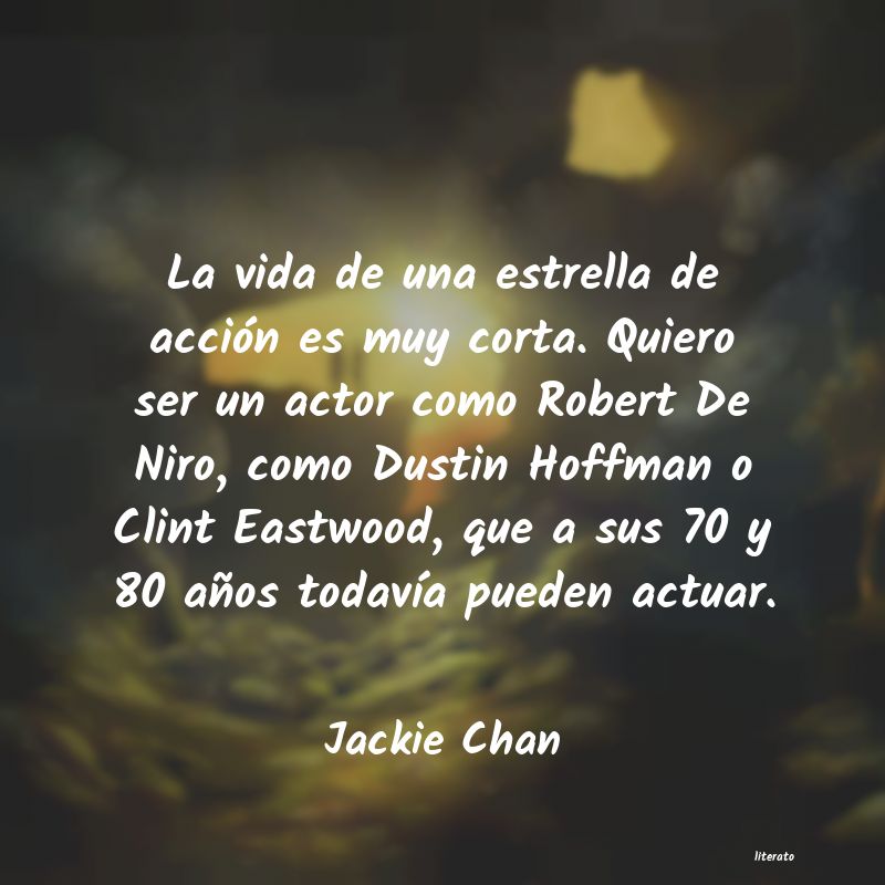 Frases de Jackie Chan