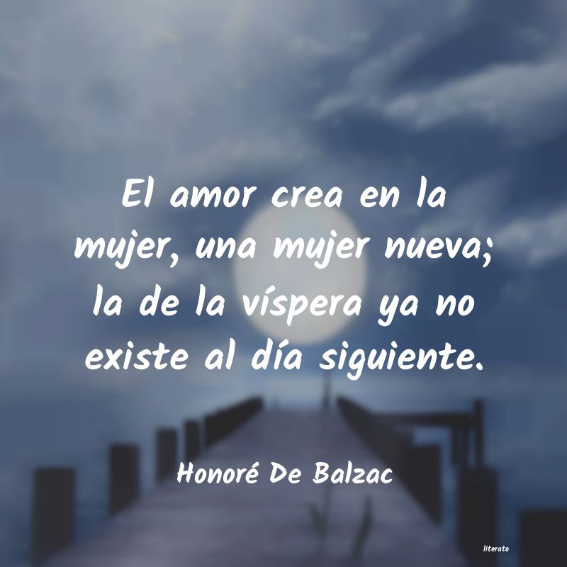 frases de Honoré De Balzac