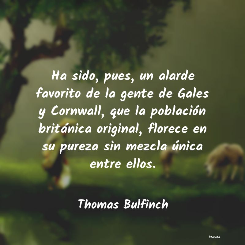 Frases de Thomas Bulfinch
