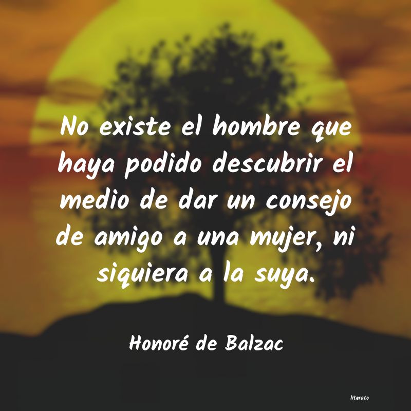 Frases de Honoré de Balzac