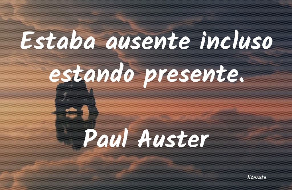 Frases de Paul Auster