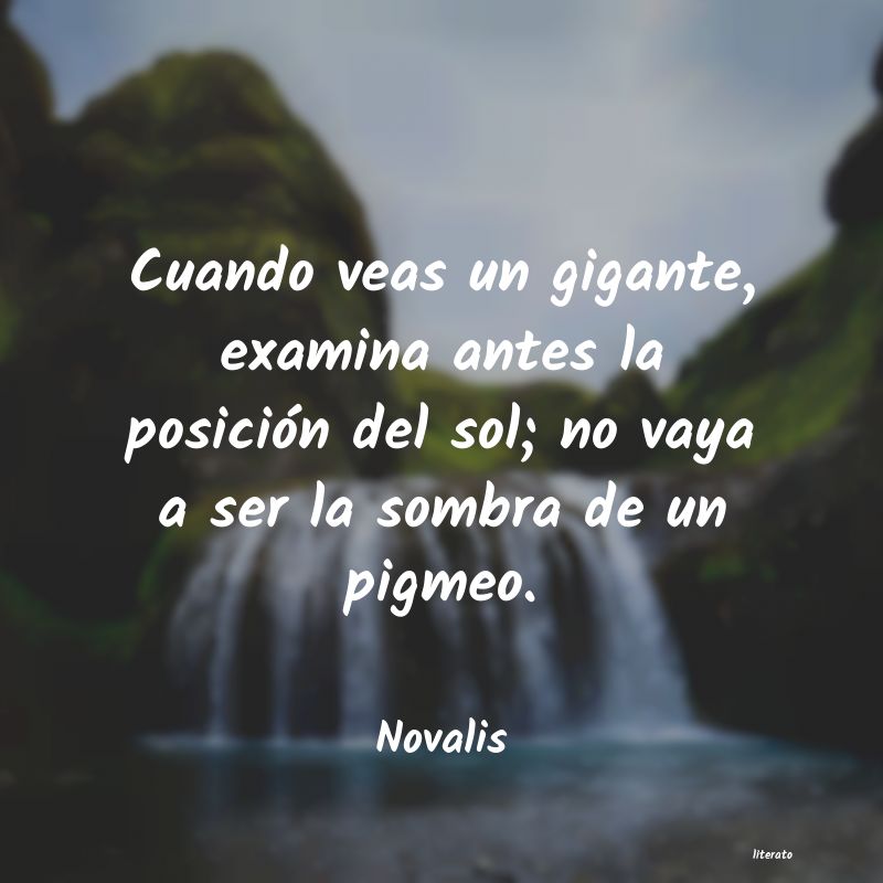 Frases de Novalis