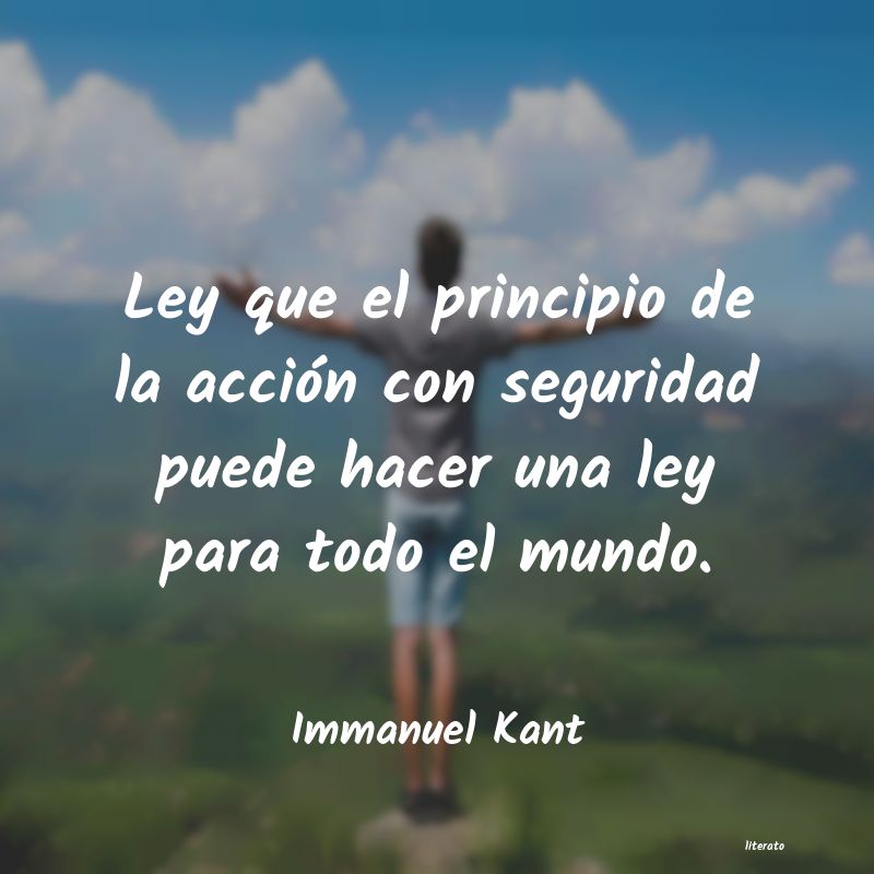 Frases de Immanuel Kant