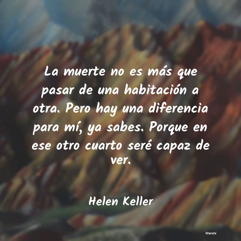 frases de Helen Keller