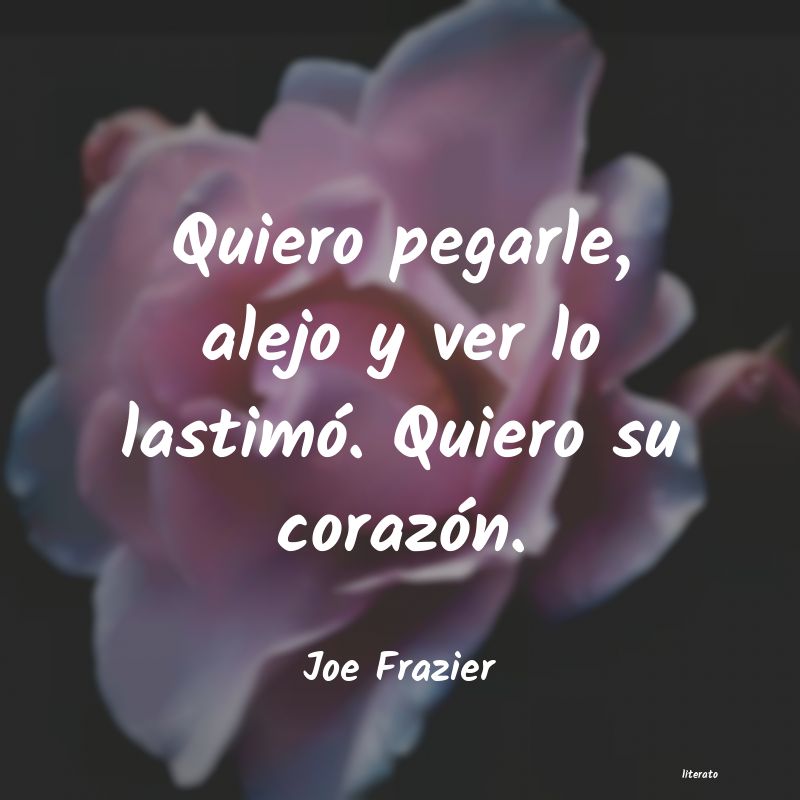 frases de Joe Frazier