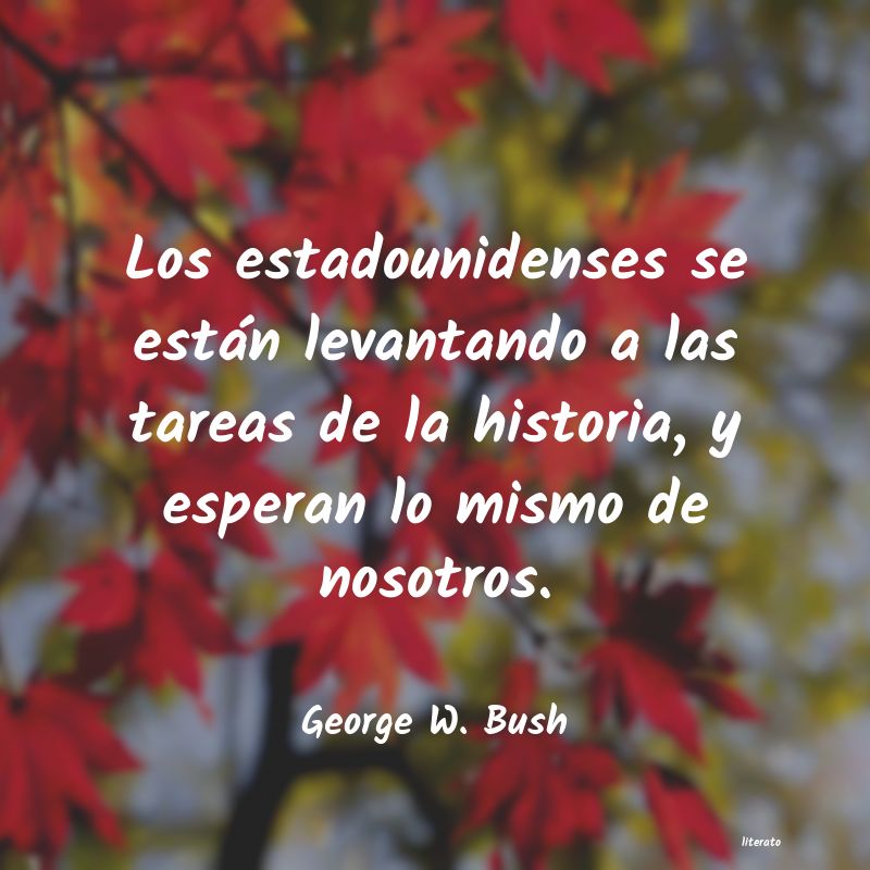 Frases de George W. Bush