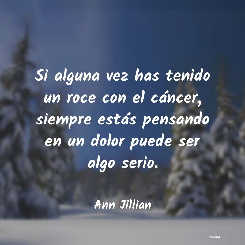 Frases de Ann Jillian