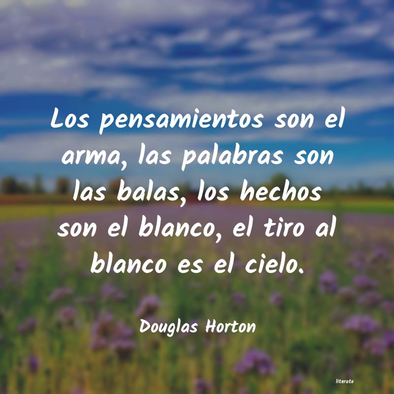 Frases de Douglas Horton