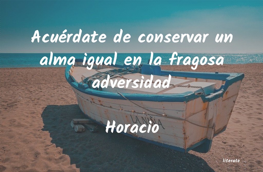 frases de Horacio