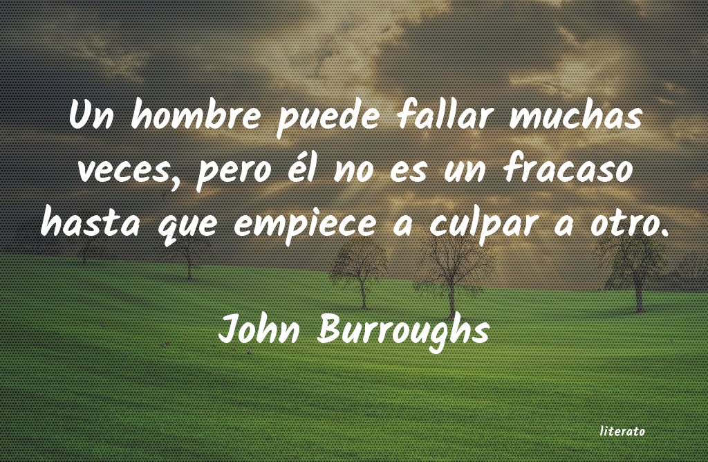 frases de John Burroughs