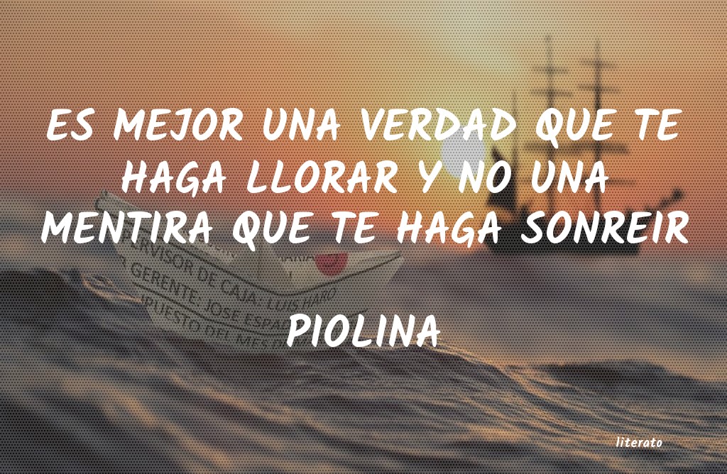 Frases de PIOLINA