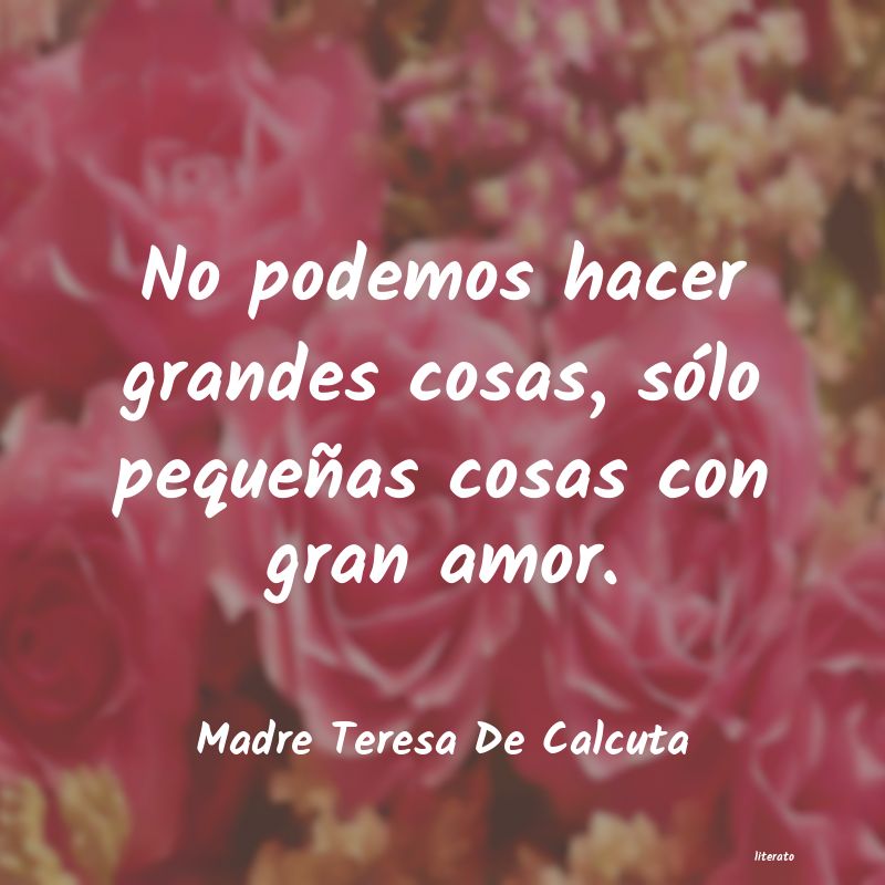 Frases de Madre Teresa De Calcuta