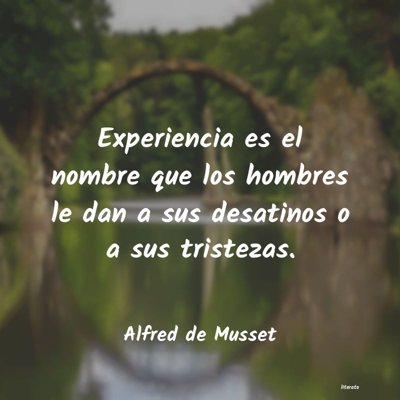 frases de Alfred de Musset
