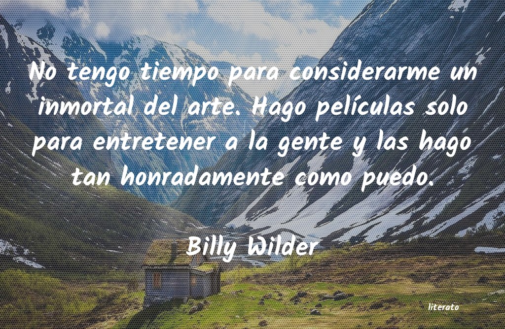 Frases de Billy Wilder