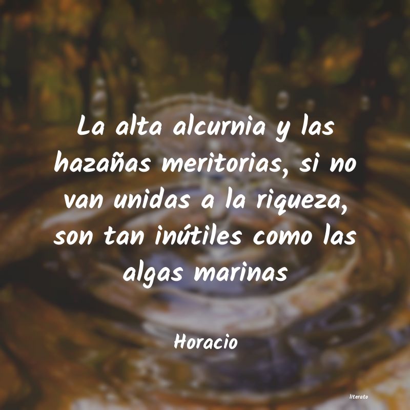 frases de Horacio