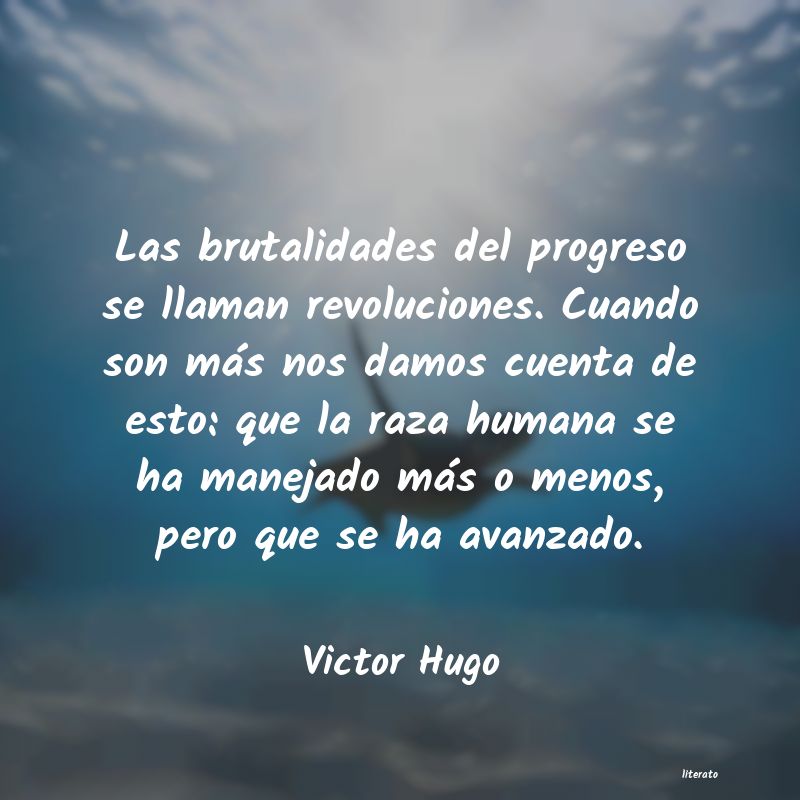 frases de Victor Hugo