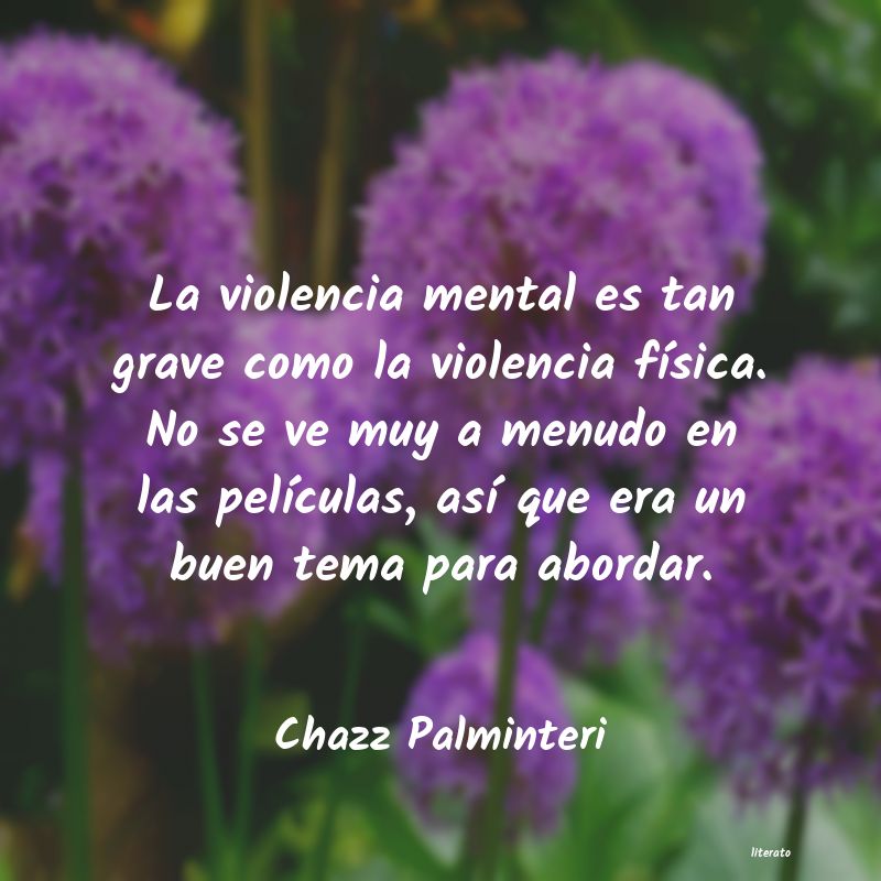 Frases de Chazz Palminteri