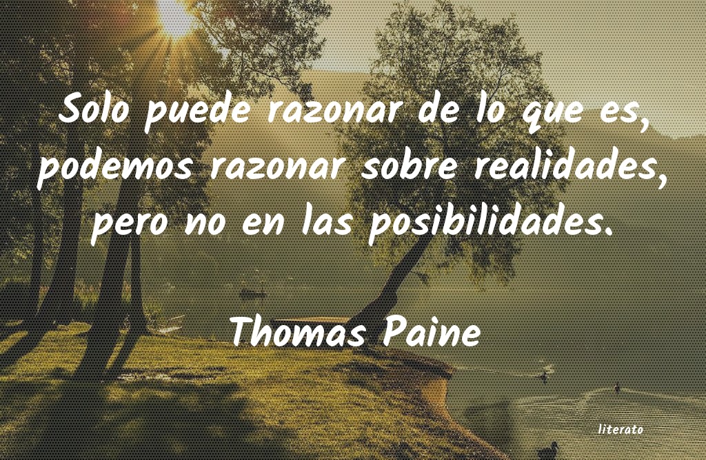 Frases de Thomas Paine