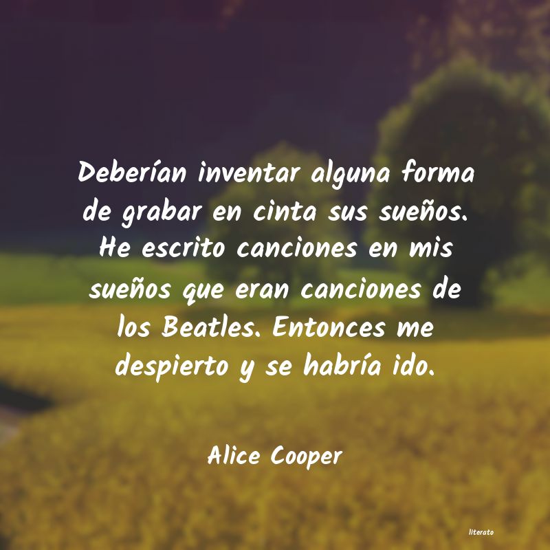 Frases de Alice Cooper