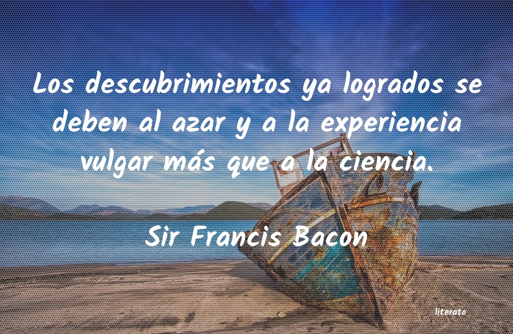frases de Sir Francis Bacon