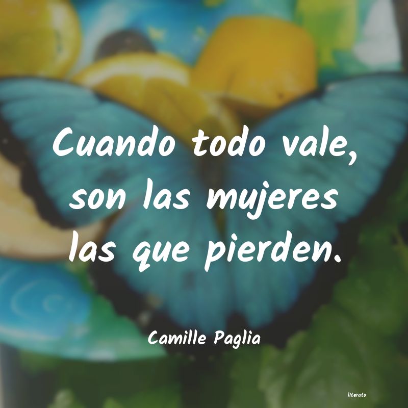 frases de Camille Paglia
